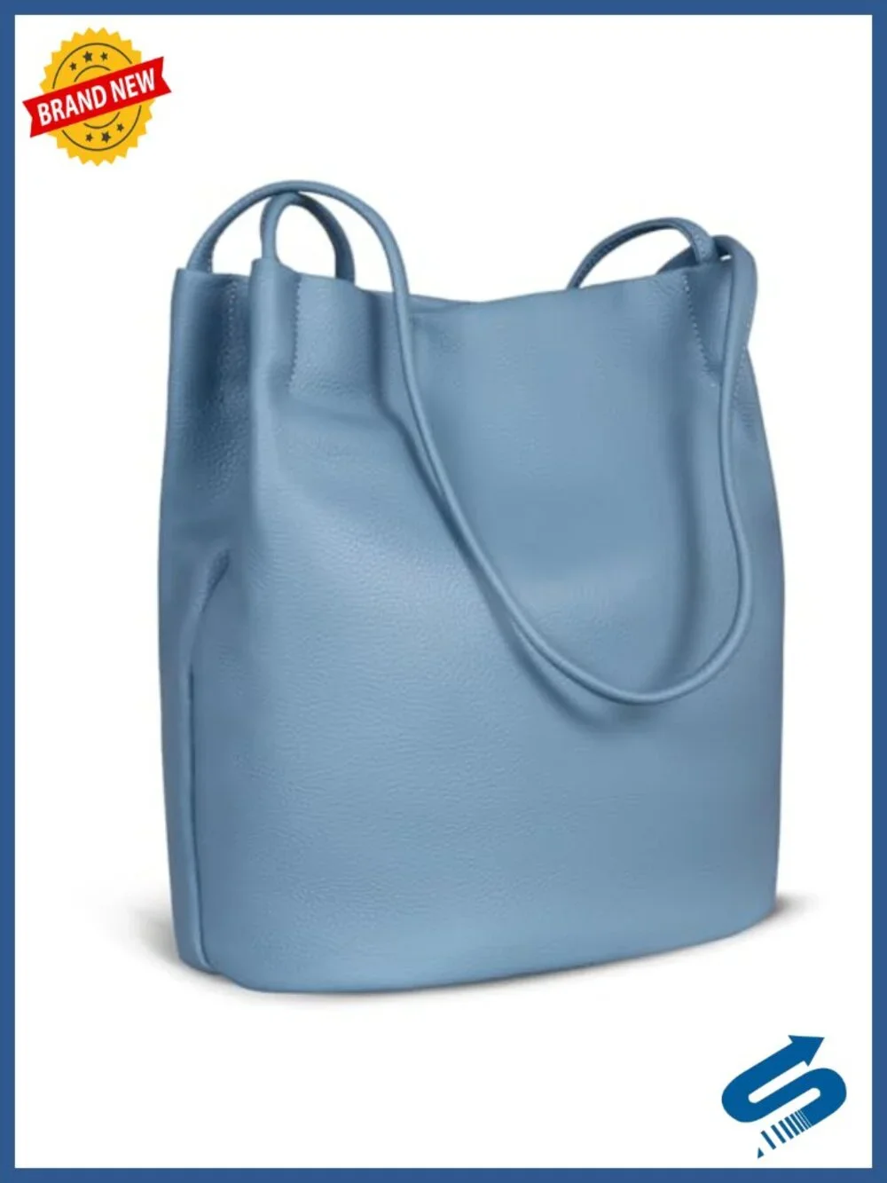 Genuine Leather Hobo Tote Bag Large Capacity Shoulder Purse Work Travel Handbag